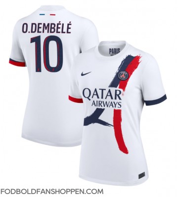 Paris Saint-Germain Ousmane Dembele #10 Udebanetrøje Dame 2024-25 Kortærmet